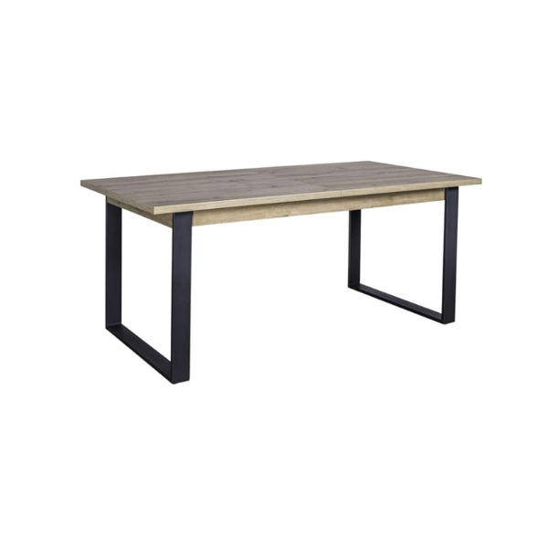 Picture of Table, vitruvia, oak, black, 180x91x76.5cm