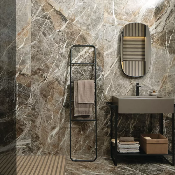 Picture of Floor tile nature mood, marble effect, matt, 6mm 120x280