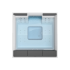 Picture of Altana outdoor whirlpool hot tub, freestanding, 200x200 cm, 3 kw