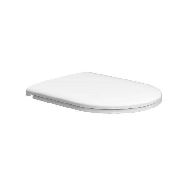 Picture of Pura seat cover, soft close, white, glossy, 45x36.5 cm