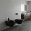 Picture of Pura bidet, ceramic, wall hung, anthracite, matte, 55x36 cm