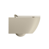Picture of Pura wc, ceramic, wall hung, light beige, matte, 55x36 cm