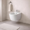 Picture of Modo bidet, ceramic, wall hung, white, glossy, 52x37 cm