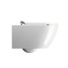 Picture of Pura wc, ceramic, wall hung, white, glossy, 55x36 cm