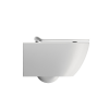 Picture of Pura wc, ceramic, wall hung, white, matte, 55x36 cm