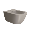 Picture of Pura bidet, ceramic, wall hung, light brown, matte, 55x36cm