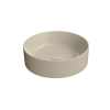 Picture of Kube x round basin, ceramic, countertop, light beige, matte, 45 cm