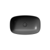 Picture of Nubes rectangular basin, ceramic, freestanding, anthracite, matte, 60x38 cm