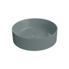 Picture of Kube x round basin, ceramic, countertop, agave, matte, 45cm