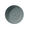 Picture of Kube x round basin, ceramic, countertop, agave, matte, 45cm