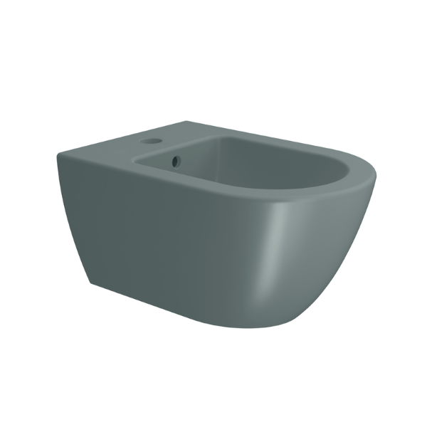 Picture of Pura bidet, ceramic, wall hung, agave, matte, 55x36 cm