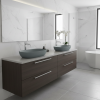 Picture of Nubes rectangular basin, ceramic, freestanding, agave, matte, 60x38cm