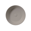 Picture of Kube x round basin, ceramic, countertop, light brown, matte, 45 cm