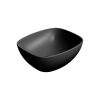 Picture of Nubes rectangular basin, ceramic, freestanding, anthracite, matte, 40x35cm