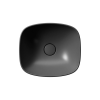 Picture of Nubes rectangular basin, ceramic, freestanding, anthracite, matte, 40x35cm
