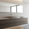 Picture of Nubes rectangular basin, ceramic, freestanding, light brown, matte, 60x38 cm