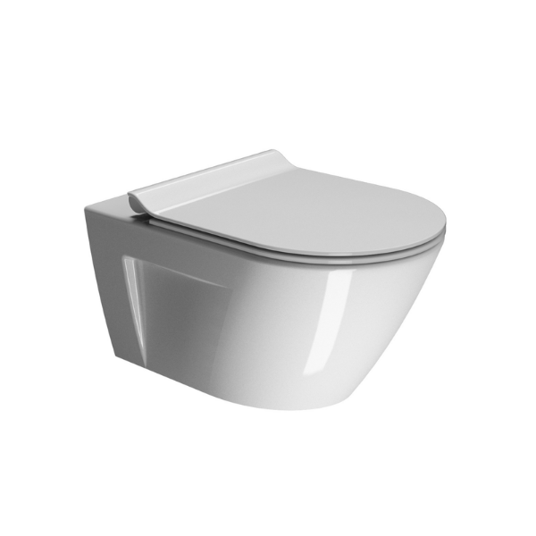 Picture of Norm wc, ceramic, wall hung, white, glossy, 55x36 cm