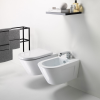 Picture of Norm bidet, ceramic, wall hung, white, glossy, 55x36cm