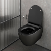 Picture of Pura wc, ceramic, wall hung, anthracite, matte, 50x36cm