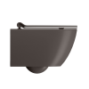 Picture of Pura wc, ceramic, wall hung, dark brown, matte, 50x36cm