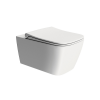 Picture of Nubes wc, ceramic, wall hung, white, matte, 55x35cm