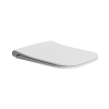 Picture of Nubes seat cover, soft close, white, matte, 45x35cm