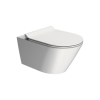 Picture of Kube x wc, ceramic, wall hung, white, matte, 55x36cm