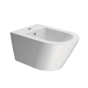 Picture of Kube x bidet, ceramic, wall hung, white, matte, 55x36cm