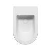 Picture of Kube x bidet, ceramic, wall hung, white, matte, 55x36cm