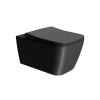 Picture of Nubes wc, ceramic, wall hung, anthracite, matte, 55x35cm