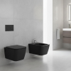 Picture of Nubes bidet, ceramic, wall hung, anthracite, matte, 55x35cm
