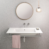 Picture of Pura rectangular basin, ceramic, built-in/wall hung, white, matte, 82x46cm