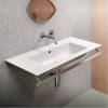 Picture of Pura rectangular basin, ceramic, built-in/wall hung, white, matte, 102x46cm