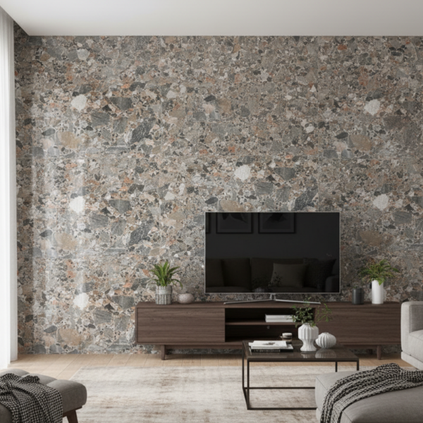 Picture of Floor tile caesarstone natural, stone effect, glossy, 60x120