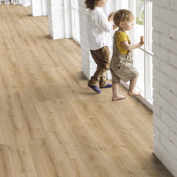 Picture of Laminate, evoke, oak light brown, 1383x193x8mm, ac4, uc32