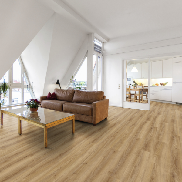 Picture of Laminate, cordoba elegante, oak medium brown, 1383x244x8mm, ac4, uc32