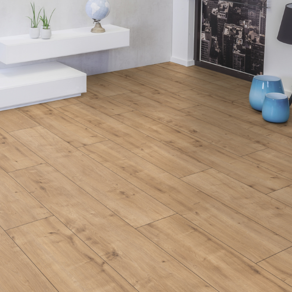 Picture of Laminate, chalet, oak medium brown, 1383x193x8mm, ac4, uc32