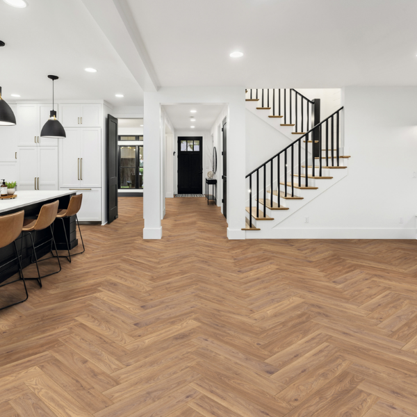 Picture of Laminate, bamburgh, oak medium brown, 630x126x8mm, ac5, uc32