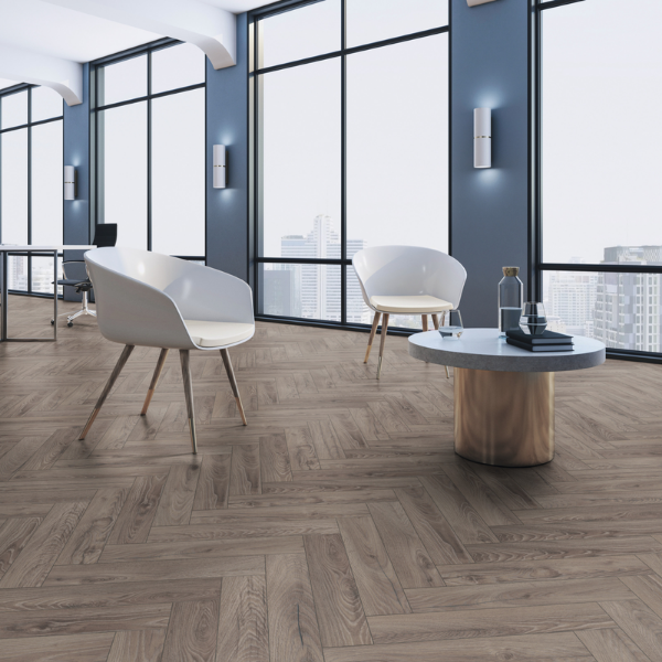 Picture of Laminate, raby, oak dark brown, 630x126x8mm, ac5, uc32