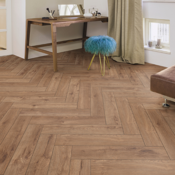 Picture of Laminate,halech, oak dark brown, 630x126x8mm, ac5, uc32