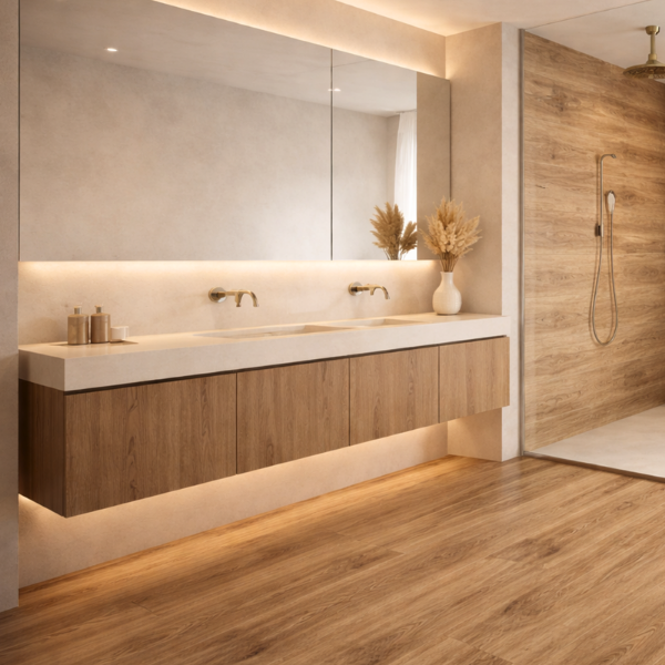 Picture of Floor tile larvic, wood effect, matt, 23.3x120