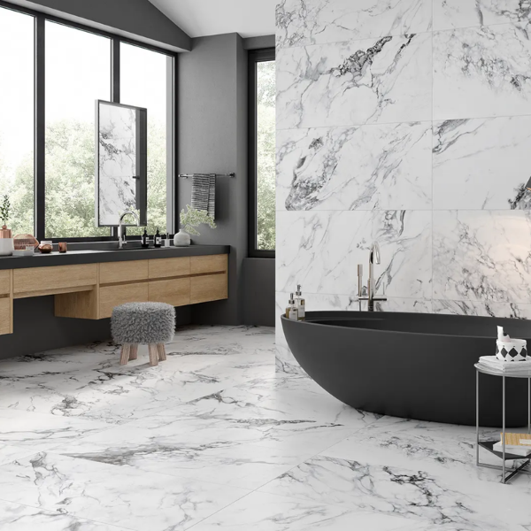 Picture of Floor tile capraia, marble effect, matt, 60x120