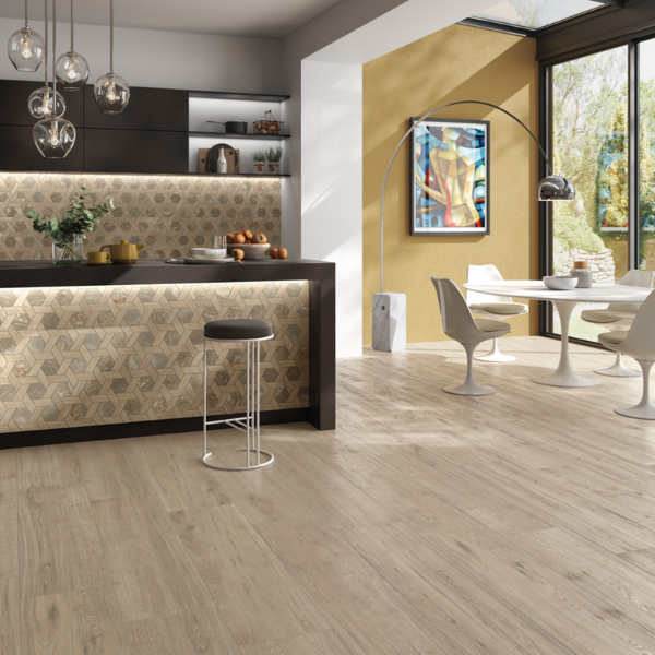 Picture of Floor tile nordby, wood effect, matt, 15x90