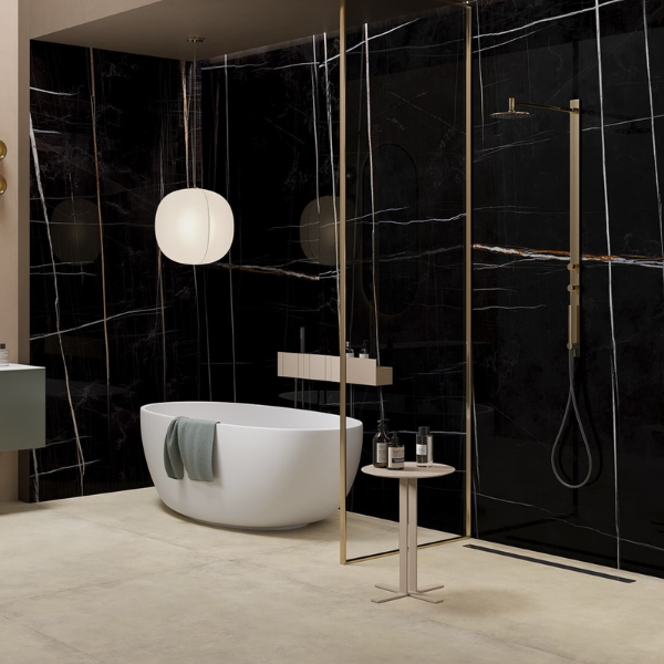 Picture of Floor tile i naturali sahara, marble effect, glossy, 6mm 120x300