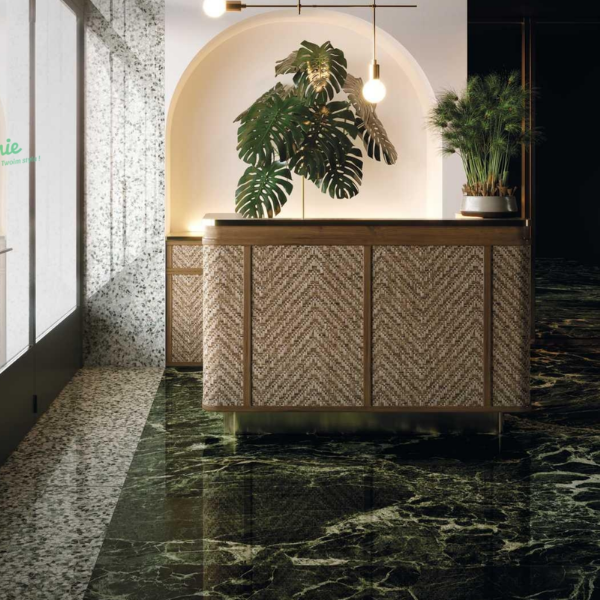 Picture of Floor tile grande marble, marble effect, glossy, 6mm 120x120