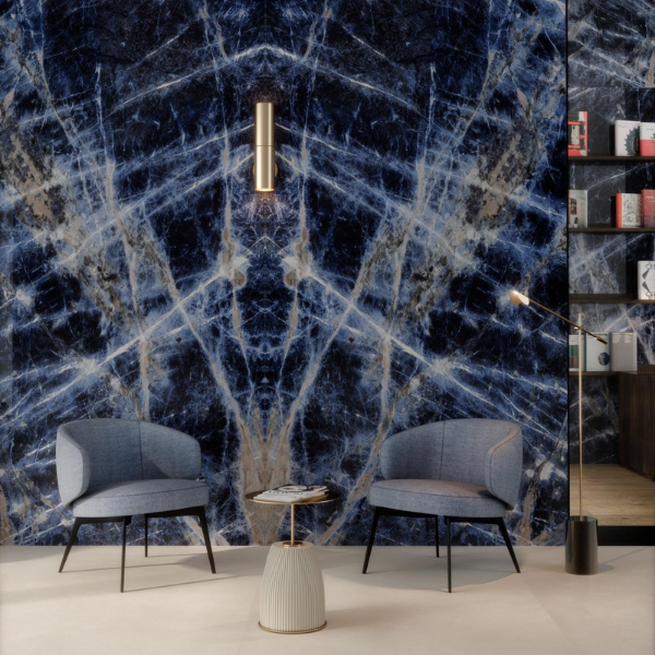 Picture of Floor tile grande marble, marble effect, glossy, 6mm 120x278