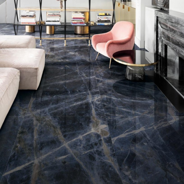 Picture of Floor tile grande marble, marble effect, glossy, 6mm 120x120