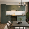 Picture of Kitchen, ronny, sx, selene verde malga/anthracite, 255x216cm