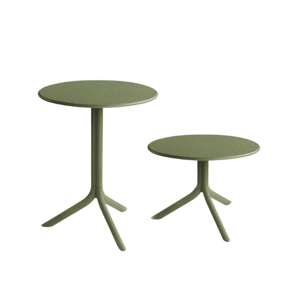 Picture of Table, step,  polypropylene, agave, 76,5/40 cm ø 60,5 cm