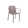 Picture of Chair, tiberina, polypropylene,  tortora,  59x55,5 cm